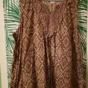 4x faded glory sleeveless top